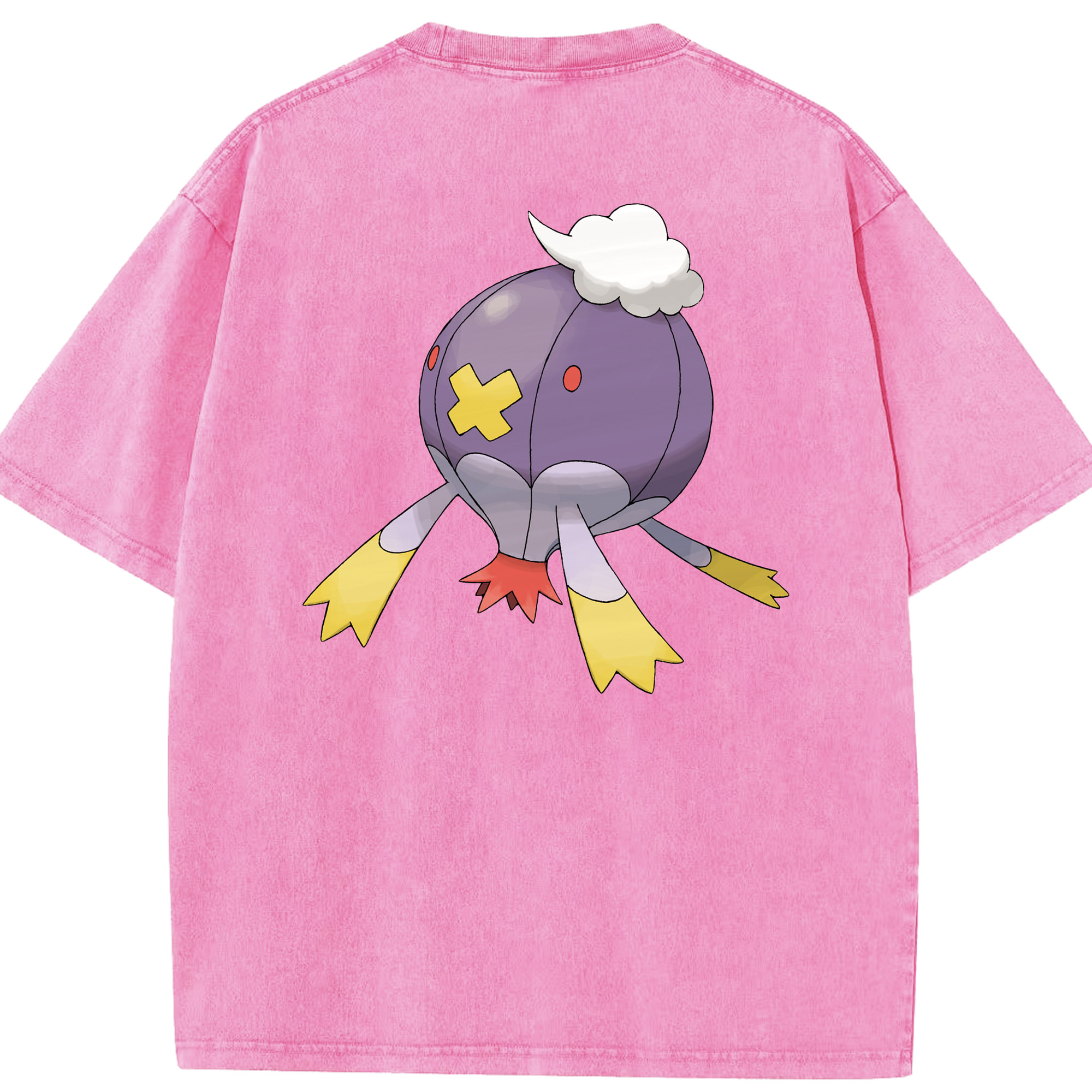 （画像用） ポケットモンスター Pokémon 綿100% ヴィンテージ風 半袖Tシャツ（背面プリント）